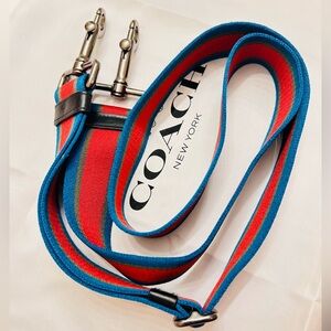 NWOT Coach Stripe Strap/Crossbody/ Satchel